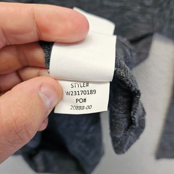 Prana Tops Womens Size Small Gray Deep Balsam Blythe Pullover Shirt - Picture 6 of 10